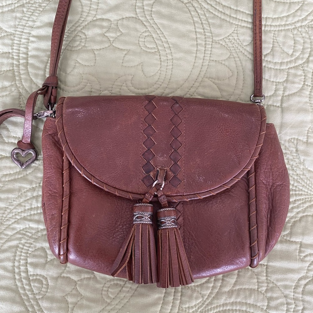 Brighton brown leather purse